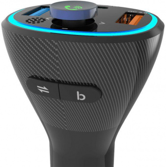 Автомобильный FM-модулятор Ritmix FMT-B300 черный BT USB (80000849) от магазина РЭССИ