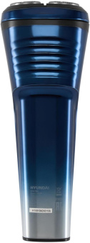 Бритва роторная Hyundai H-SH8089 реж.эл.:3 питан.:аккум. голубой от магазина РЭССИ
