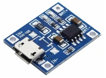 Зарядное устройство TP4056 1A lithium battery  от магазина РЭССИ