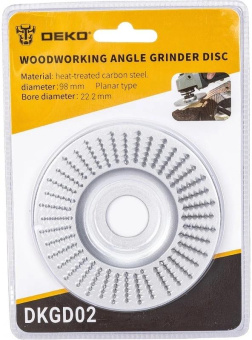 Круг обдир. по дер. Deko DKGD02 (064-7013) d=98мм d(посад.)=22.2мм (угловые шлифмашины) от магазина РЭССИ