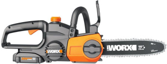 Аккумуляторная цепная пила WORX 20В 25 см WG322E.9 от магазина РЭССИ