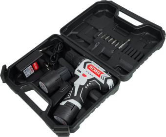 Дрель-шуруповерт Ресанта ДА-12-2ЛК аккум. патрон:быстрозажимной (кейс в комплекте) (75/14/2) от магазина РЭССИ