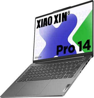 Ноутбук Lenovo Xiaoxin Pro14 AHP9 Ryzen 7 8845H 16Gb SSD1Tb AMD Radeon 780M 2Gb 14" OLED 2.8K (2880x1800) Windows 11 trial (для ознакомления) Home grey WiFi BT Cam от магазина РЭССИ
