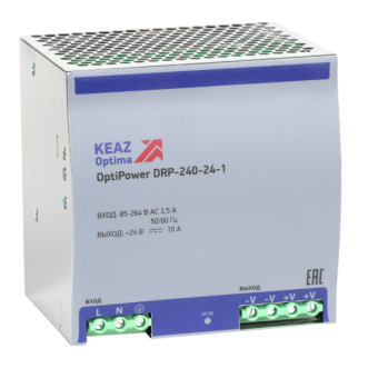 Блок питания OptiPower DRP-240-24-1 от магазина РЭССИ