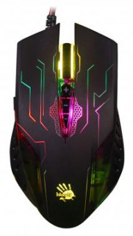 Мышь A4Tech Bloody Q51 черный/рисунок оптическая (6200dpi) USB (8but) от магазина РЭССИ