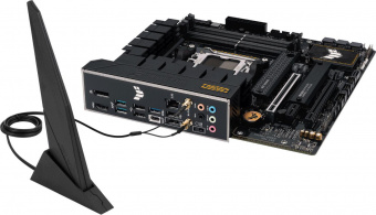 Материнская плата Asus TUF GAMING B650M-PLUS WIFI SocketAM5 AMD B650 4xDDR5 mATX AC`97 8ch(7.1) 2.5Gg RAID+HDMI+DP от магазина РЭССИ