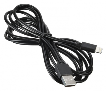 Кабель Digma LIGHT-2M-BLK USB (m)-Lightning (m) 2м черный от магазина РЭССИ