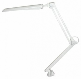 Светильник Трансвит Hermes (HERMES/WT) настольный на струбцине белый 8Вт от магазина РЭССИ