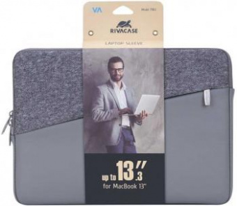 Чехол для ноутбука 13.3" Riva 7903 серый полиэстер от магазина РЭССИ