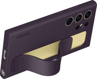 Чехол (клип-кейс) Samsung для Samsung Galaxy S24 Ultra Standing Grip Case S24 Ultra темно-фиолетовый (EF-GS928CEEGRU) от магазина РЭССИ