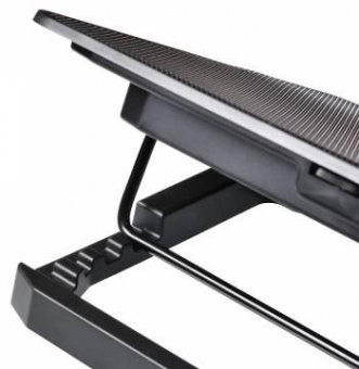 Подставка для ноутбука Buro BU-LCP156-B214H 15.6"355x255x30мм 2xUSB 2x 140ммFAN 900г металлическая сетка/пластик черный от магазина РЭССИ