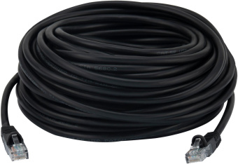 Патч-корд Buro UTP 4 пары cat5E CCA molded 20м черный RJ-45 (m)-RJ-45 (m) от магазина РЭССИ