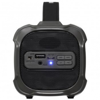 Колонка порт. Hyundai H-PAC460 черный 9W 1.0 BT/3.5Jack/USB 10м 1500mAh от магазина РЭССИ