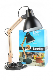 Светильник Camelion KD-355  C02 чёрный от магазина РЭССИ