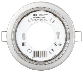 Точечный светильник IEK 15Вт хром (LUVB0-GX53-1-K23-10) от магазина РЭССИ