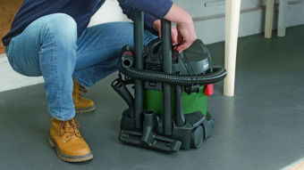 Строительный пылесос Bosch UniversalVac15 1000Вт (уборка: сухая/влажная) зеленый от магазина РЭССИ