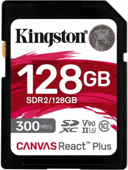 Флеш карта SDXC 128Gb Class10 Kingston SDR2/128GB Canvas React Plus w/o adapter от магазина РЭССИ