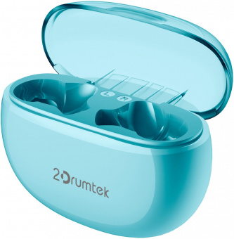 Гарнитура вкладыши A4Tech 2Drumtek B25 TWS синий беспроводные bluetooth в ушной раковине (B25 ICY BLUE) от магазина РЭССИ