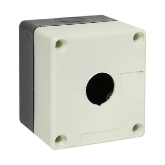 Корпус кнопочный 1 кнопка КП101 пластиковый белый от магазина РЭССИ
