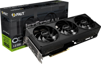 Видеокарта Palit PCI-E 4.0 RTX4070 SUPER JETSTREAM OC NVIDIA GeForce RTX 4070 Super 12Gb 192bit GDDR6X 1980/21000 HDMIx1 DPx3 HDCP Ret от магазина РЭССИ