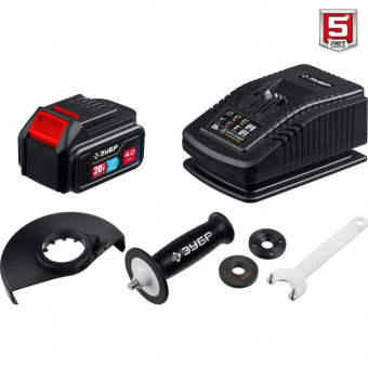 Углошлифовальная машина Зубр AB-125-41 1200Вт 10000об/мин рез.шпин.:M14 d=125мм от магазина РЭССИ