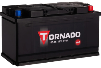 Аккумулятор TORNADO 6ст 100 NR 810 А CCA 600120080 от магазина РЭССИ