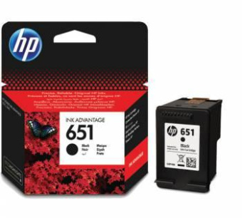 Картридж струйный HP 651 C2P10AE черный (600стр.) для HP DJ IA от магазина РЭССИ