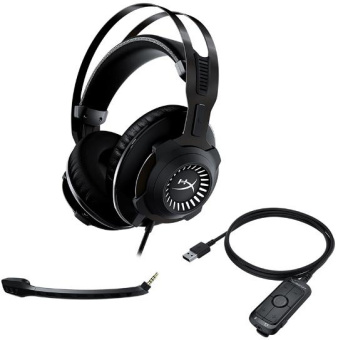 Наушники с микрофоном HyperX Cloud Revolver черный 2м мониторные USB оголовье (4P5K5AA) от магазина РЭССИ