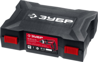 Отвертка аккум. Зубр ЗО-ЕМ-3.6 Ли аккум. патрон:Шестигранник 6.35 мм (1/4) (кейс в комплекте) от магазина РЭССИ