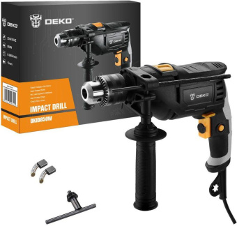 Дрель ударная Deko DKID850W 850Вт ключевой реверс (063-4155) от магазина РЭССИ