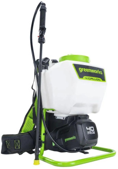 Опрыскиватель Greenworks G40BPS аккум. ранц. 15л белый/зеленый (5300007UA) от магазина РЭССИ