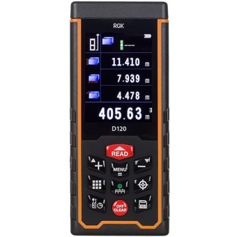 Лазерный дальномер RGK d120 с поверкой 755672 от магазина РЭССИ
