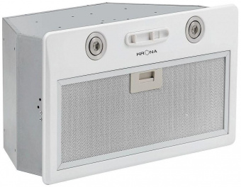 Вытяжка встраиваемая Krona Runa 600 S белый управление: ползунковое (1 мотор) от магазина РЭССИ