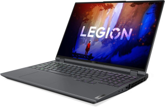 Ноутбук Lenovo Legion 5 Pro 16ARH7H Ryzen 5 6600H 16Gb SSD1Tb NVIDIA GeForce RTX 3060 6Gb 16" IPS WQXGA (2560x1600) noOS grey WiFi BT Cam (82RG000RRK) от магазина РЭССИ
