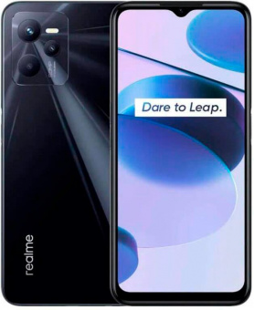 Смартфон Realme C35 64Gb 4Gb черный моноблок 3G 4G 2Sim 6.6" 1080x2408 Android 11 50Mpix 802.11 b/g/n/ac NFC GPS GSM900/1800 GSM1900 TouchSc microSD max256Gb от магазина РЭССИ