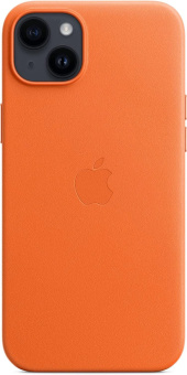 Чехол (клип-кейс) Apple для Apple iPhone 14 Plus Leather Case with MagSafe A2907 оранжевый (MPPF3ZM/A) от магазина РЭССИ