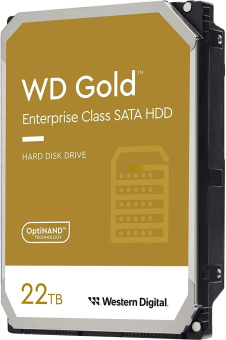 Жесткий диск WD SATA-III 22TB WD221KRYZ Gold 512E (7200rpm) 512Mb 3.5" от магазина РЭССИ