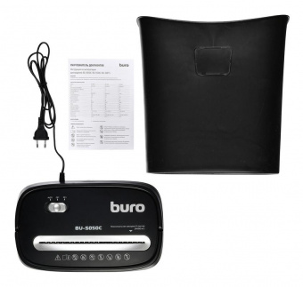 Шредер Buro Home BU-S050C (секр.P-3) фрагменты 5лист. 13лтр. пл.карты от магазина РЭССИ