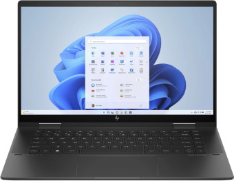 Ноутбук HP Envy x360 15-fh0012ci Ryzen 7 7730U 16Gb SSD1Tb AMD Radeon 15.6" OLED Touch FHD (1920x1080) Windows 11 Home black WiFi BT Cam (A1UW9EA) от магазина РЭССИ