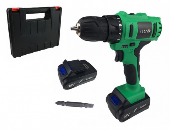 Дрель-шуруповерт Zitrek Greenpower 16-Li аккум. патрон:быстрозажимной (кейс в комплекте) (063-4075) от магазина РЭССИ