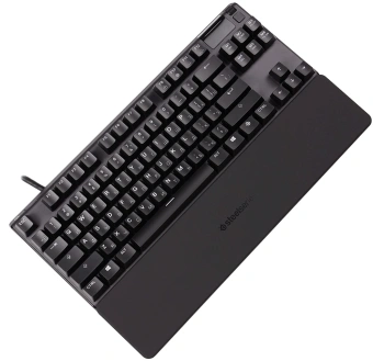 Клавиатура Steelseries Apex Pro TKL (2023) механическая черный USB for gamer LED (подставка для запястий) (64856) от магазина РЭССИ
