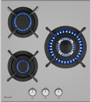 Газовая варочная поверхность Weissgauff HGG 431 XRV нержавеющая сталь от магазина РЭССИ