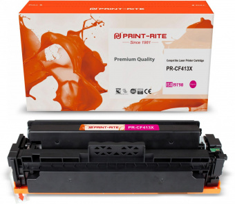Картридж лазерный Print-Rite TFHAXJMPU1J PR-CF413X CF413X пурпурный (5000стр.) для HP LJ M452DW/DN/NW M477FDW/M477FDN/M477FNW от магазина РЭССИ