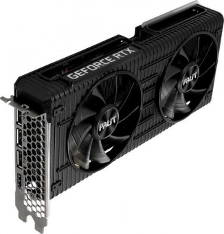 Видеокарта Palit PCI-E 4.0 PA-RTX3060Ti DUAL 8G V1 LHR NVIDIA GeForce RTX 3060Ti 8192Mb 256 GDDR6 1410/14000 HDMIx1 DPx3 HDCP Ret от магазина РЭССИ
