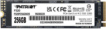 Накопитель SSD Patriot PCIe 3.0 x4 256GB P320P256GM28 P320 M.2 2280 от магазина РЭССИ