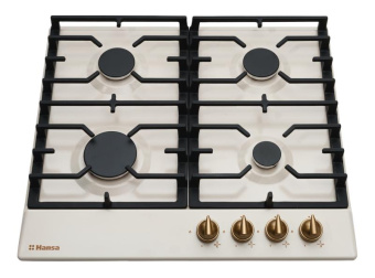 Газовая варочная поверхность Hansa BHGY610791 слоновая кость от магазина РЭССИ