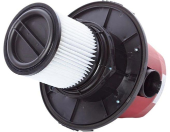 Строительный пылесос RedVerg RD-VC18/U 400Вт (уборка: сухая/сбор воды) черный от магазина РЭССИ