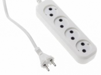 Сетевой удлинитель Buro BU-PSL4.1/W 1.5м (4 розетки) белый (пакет ПЭ) от магазина РЭССИ