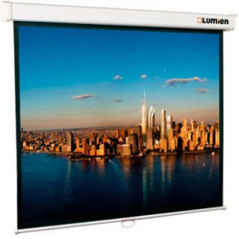 Экран Lumien 207x207см Master Picture LMP-100105 1:1 настенно-потолочный рулонный белый от магазина РЭССИ