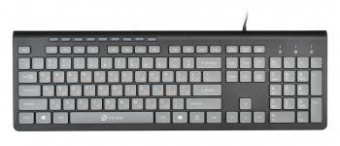 Клавиатура Оклик 480M черный/серый USB slim Multimedia от магазина РЭССИ